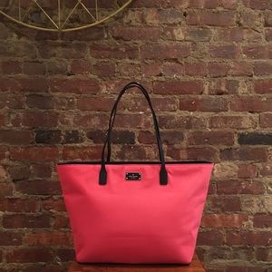 Kate Spade Coral Nylon Tote